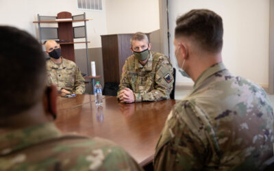Chief of National Guard Bureau meets with Cal Guard leadership at Camp Roberts