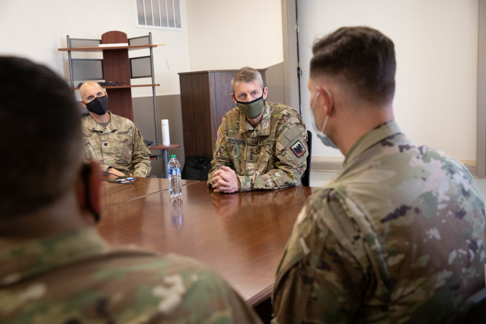 Chief of National Guard Bureau meets with Cal Guard leadership at Camp Roberts