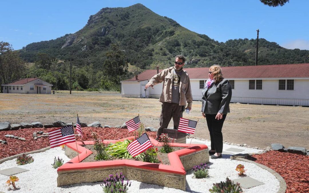 Iwo Jima Memorial Buried for years at Camp SLO Found and Restored