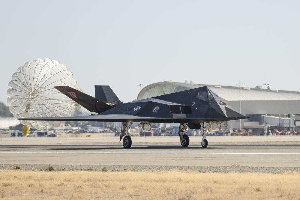 144th Fighter Wing Welcomes F-117s to Train with F-15s