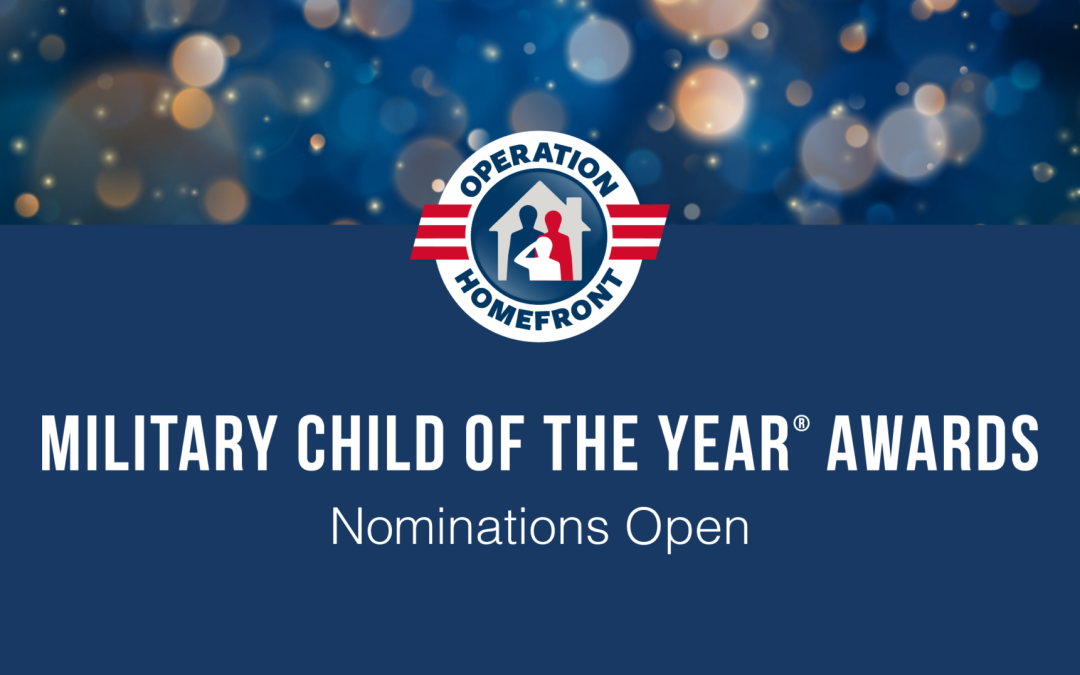 Nominations Open for Military Child of the Year® 2026